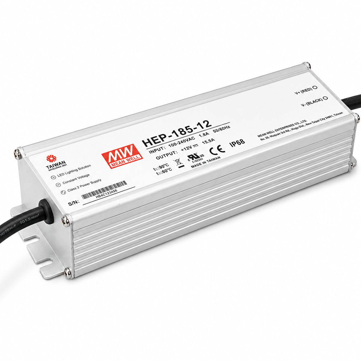 HEP-185-12 MEAN WELL Power Supply | HTD Electronics