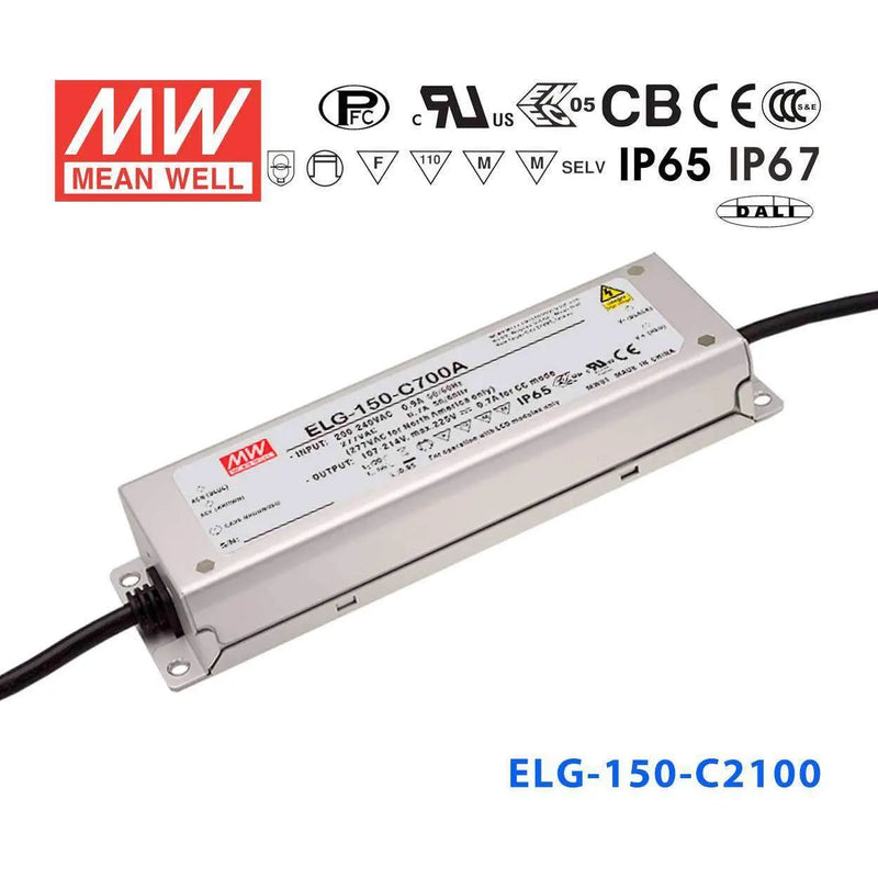 ELG-150-C2100AB MEAN WELL Power Supply | HTD Electronics
