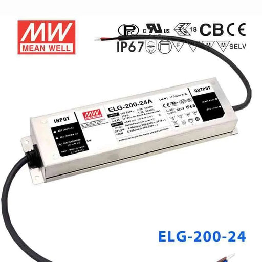 ELG-200-24AB MEAN WELL Power Supply | HTD Electronics