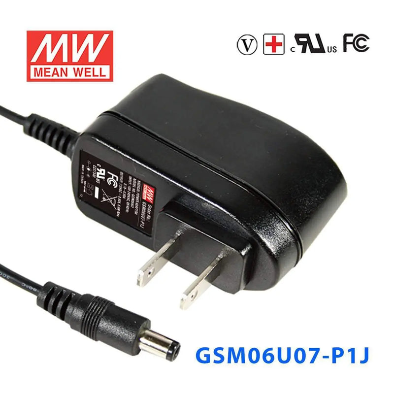 GSM06U07-P1J MEAN WELL Power Supply | HTD Electronics