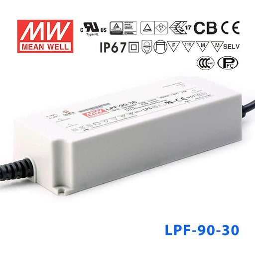 LPF-90-30 MEAN WELL Power Supply | HTD Electronics