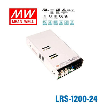 LRS-1200-24 Fuente de alimentación cerrada MEAN WELL | HTD Electronics