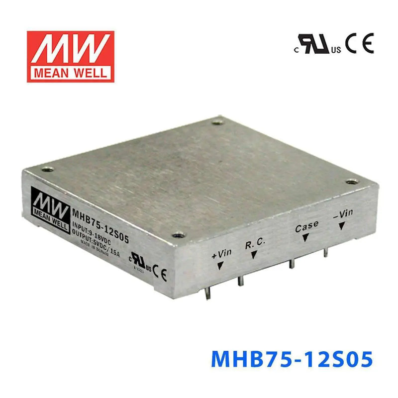 MHB75-12S05 MEAN WELL Power Supply | HTD Electronics