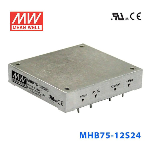 MHB75-12S24 MEAN WELL Power Supply | HTD Electronics