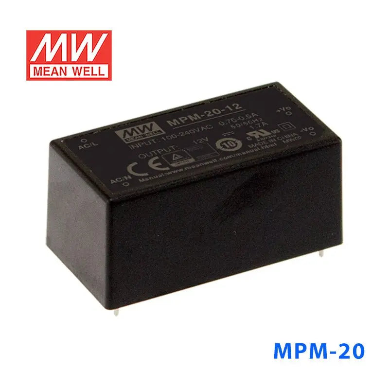 MPM-20-3.3 MEAN WELL Power Supply | HTD Electronics