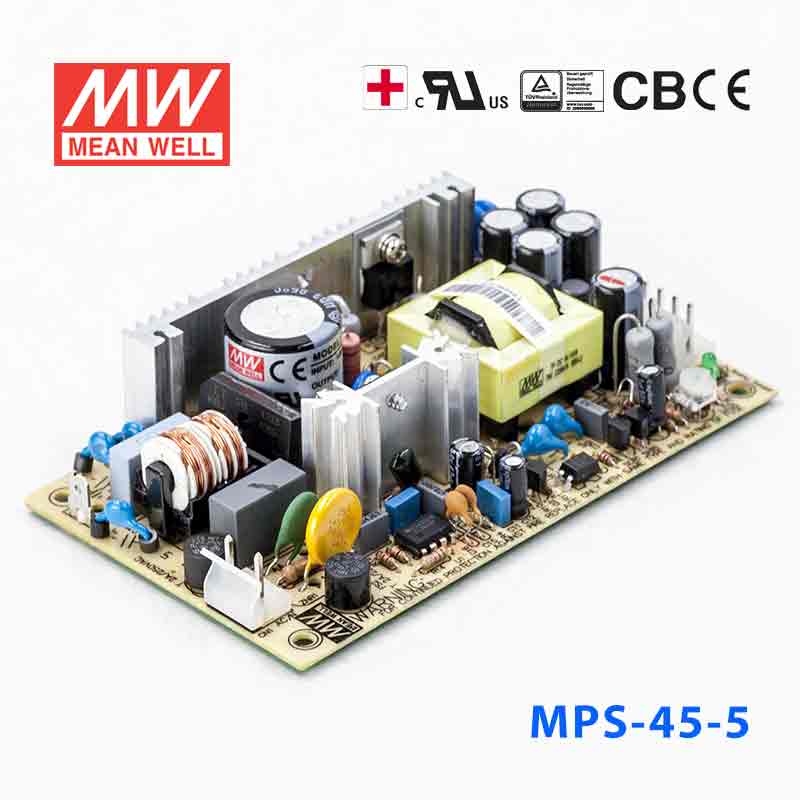 MPS-45-5 MEAN WELL Power Supply | HTD Electronics
