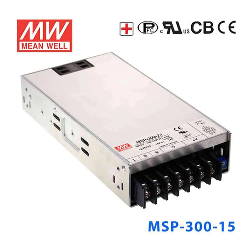 MSP-300-15 MEAN WELL Power Supply | HTD Electronics