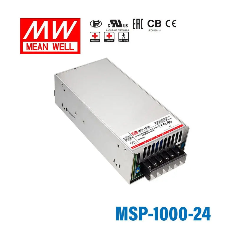 MSP-1000-24 MEAN WELL Power Supply | HTD Electronics