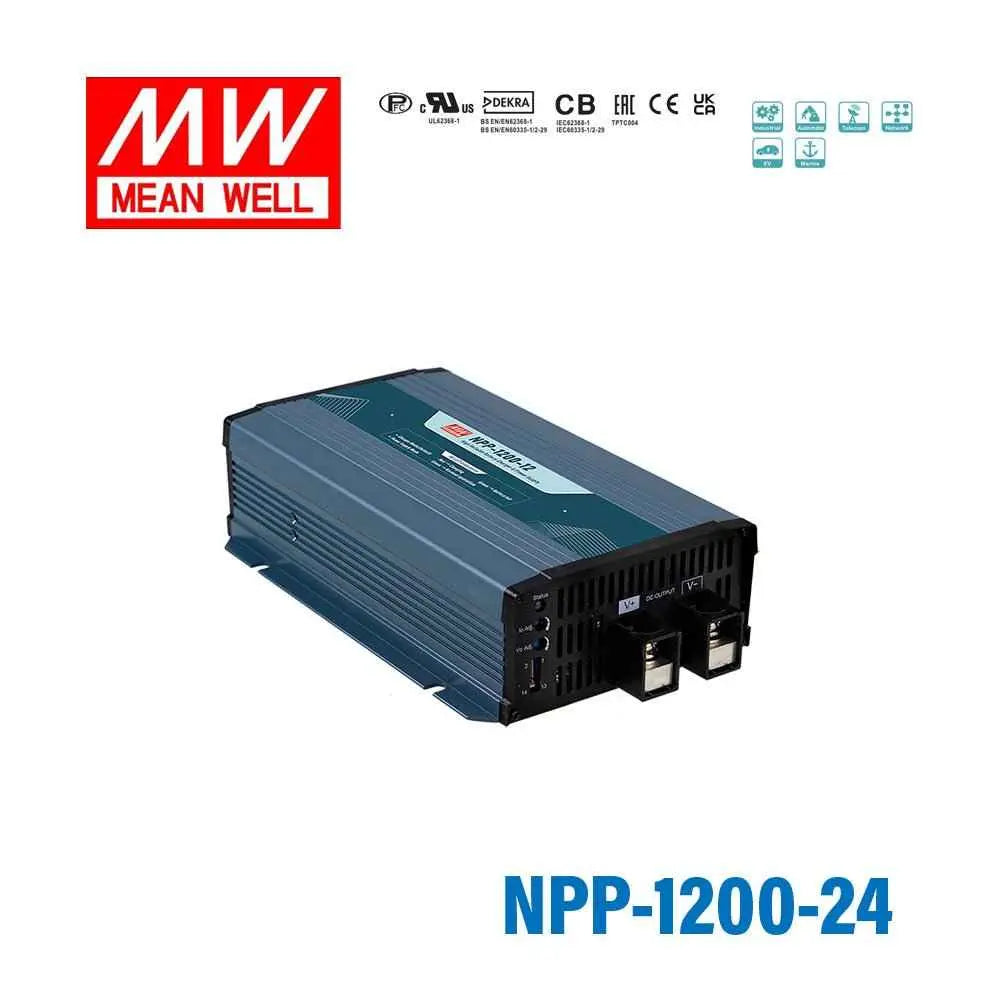 NPP-1200-24 Cargador de baterías MEAN WELL | HTD Electronics