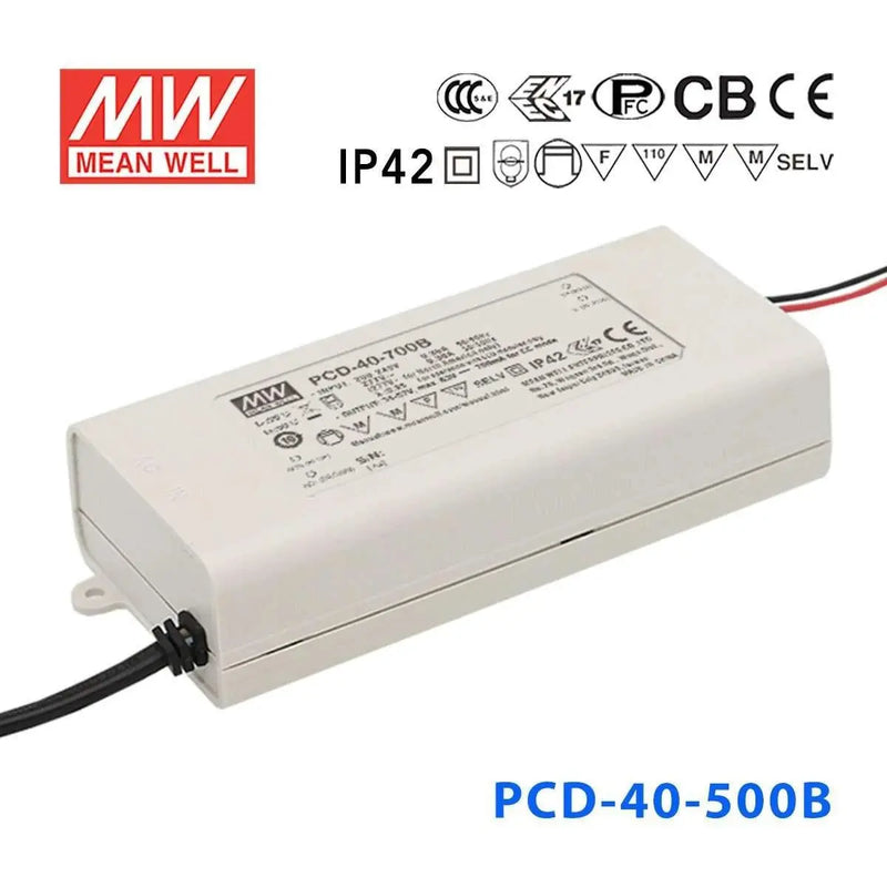 PCD-40-500B MEAN WELL Power Supply | HTD Electronics