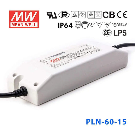 PLN-60-15 MEAN WELL Power Supply | HTD Electronics