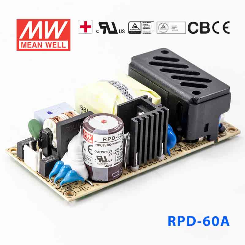 RPD-65D MEAN WELL Power Supply | HTD Electronics