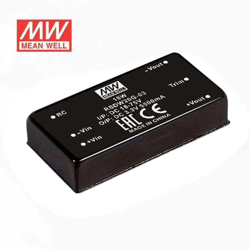 RSDW20G-05 MEAN WELL Power Supply | HTD Electronics